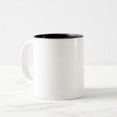 おもしろいなマグ: 誰かをコーヒーを言うためにしました ツートーンマグカップ (正面左)