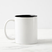 おもしろいなマグ: 誰かをコーヒーを言うためにしました ツートーンマグカップ (左)