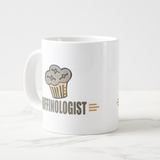 おもしろいなマフィン ジャンボコーヒーマグカップ (正面左)