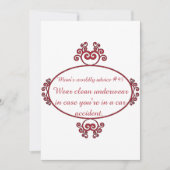 おもしろいなママは彼女のためのTシャツ及びギフトで引用します 招待状 (正面)