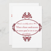 おもしろいなママは彼女のためのTシャツ及びギフトで引用します 招待状 (正面/裏面)