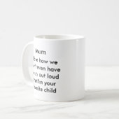 おもしろいなミイラのコーヒー・マグ コーヒーマグカップ (正面左)