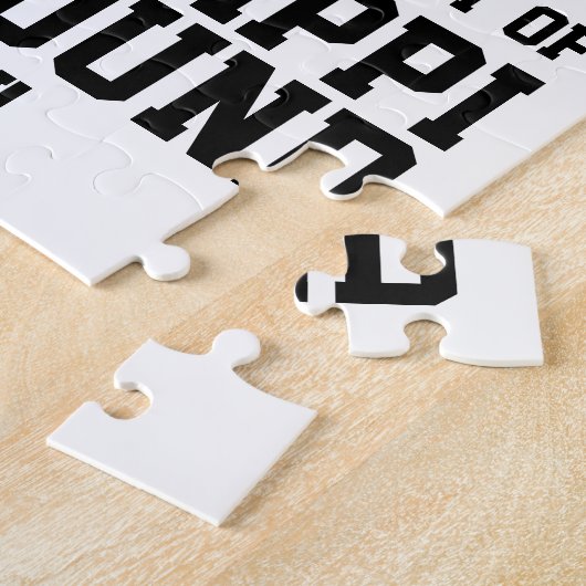 おもしろいなミシシッピーの足の猟犬|のロットワイラーののこ仕上げハンマー ジグソーパズル (側面)