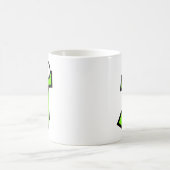 おもしろいなモノグラムの手紙J コーヒーマグカップ (中央)