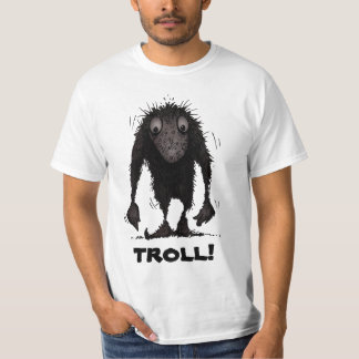 おもしろいなモンスターのトロール Tシャツ