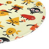 おもしろいなモンスターパターン カッティングボード (角)