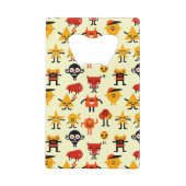 おもしろいなモンスターパターン クレジットカード栓抜き (裏面)