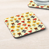 おもしろいなモンスターパターン コースター (左側)