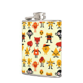 おもしろいなモンスターパターン フラスク (左)