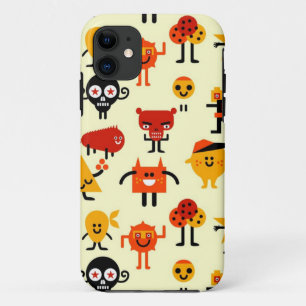 おもしろいなモンスターパターン iPhone 11 ケース