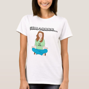 おもしろいなユダヤ人のヨガのひよこShalommm Tシャツ