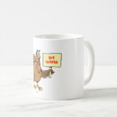 おもしろいなユダヤ人THNAKSGIVUKKAHハヌカーのギフト コーヒーマグカップ (正面右)