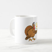 おもしろいなユダヤ人THNAKSGIVUKKAHハヌカーのギフト コーヒーマグカップ (正面左)