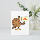 おもしろいなユダヤ人THNAKSGIVUKKAHハヌカーのギフト シーズンポストカード (スタンド正面)