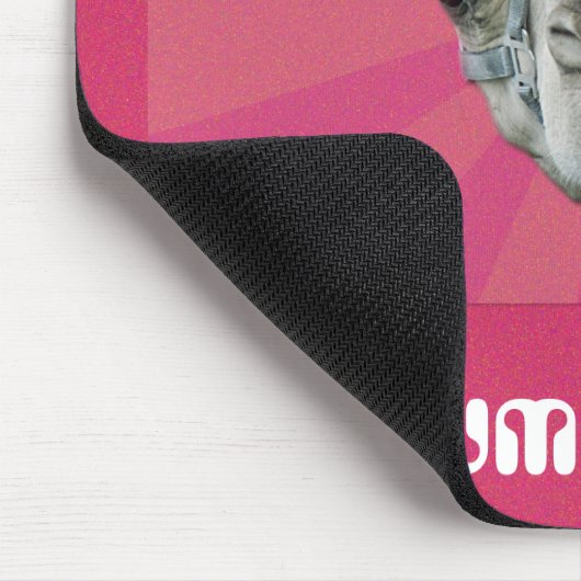 おもしろいなラクダのレトロの日が差すことおよび花のこぶ日 マウスパッド (コーナー)