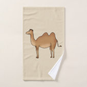 おもしろいなラクダ バスタオルセット (ハンドタオル)