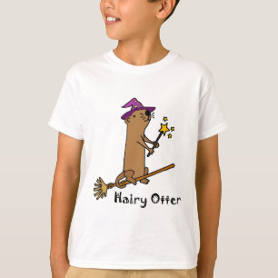 おもしろいなラッコの魔法使いの漫画 Tシャツ