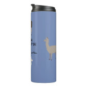 おもしろいなラマのコーヒー タンブラー (回転右)