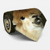 おもしろいなラマのタイ2 ネクタイ (ロール)