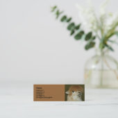 おもしろいなラマ スキニー名刺 (スタンド正面)