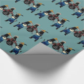 おもしろいなラーテル ラッピングペーパー (角)