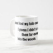 おもしろいなレトロのお母さんのマグ コーヒーマグカップ (正面左)