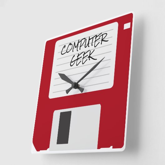 おもしろいなレトロのオフィスの時計 スクエア壁時計 (傾斜)