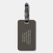 おもしろいなレトロのレコード ラゲッジタグ (裏面縦)