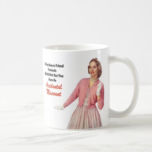 おもしろいなレトロのヴィンテージBunco コーヒーマグカップ (右)