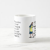 おもしろいなレトロの最も最高のな足Demotivational コーヒーマグカップ (中央)