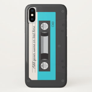おもしろいなレトロの音楽カセットテープ iPhone X ケース