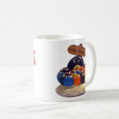 おもしろいなレトロペットロック・コンサートの70年代の石! コーヒーマグカップ (正面右)