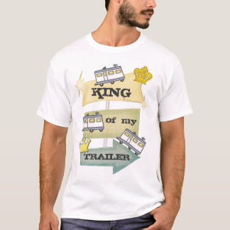 おもしろいなレトロRVのキャンピングカー/トレーラーのTシャツ Tシャツ