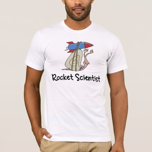 おもしろいなロケットの科学者のTシャツ Tシャツ (正面)