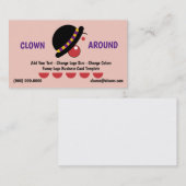 おもしろいなロゴのピエロの喜劇 名刺 (正面/裏面)