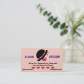 おもしろいなロゴのピエロの喜劇 名刺 (スタンド正面)