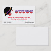 おもしろいなロゴのピエロ 名刺 (正面/裏面)