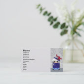 おもしろいなロブスター 名刺 (スタンド正面)