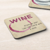 おもしろいなワインのコースター コースター (左側)