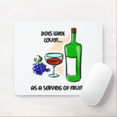 おもしろいなワインのユーモアの発言 マウスパッド (マウス)