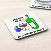 おもしろいなワイン飲むこと コースター (左側)