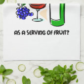 おもしろいなワイン キッチンタオル (折り畳み)