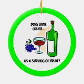 おもしろいなワイン セラミックオーナメント (裏面)