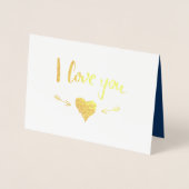 おもしろいなワニのバレンタインデー実質ホイルカード 箔カード (正面)