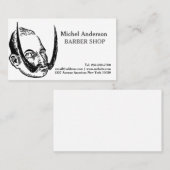 おもしろいなヴィンテージのスタイルの理容師 名刺 (正面/裏面)
