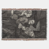 おもしろいなヴィンテージの歯科の歯科ユーモア スローブランケット (正面)