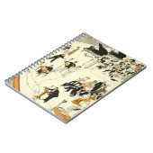 おもしろいなヴィンテージの漫画のラジオ番組のミュージシャン ノートブック (左側)