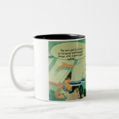 おもしろいなヴィンテージの50年代の芸術のコーヒー・マグ ツートーンマグカップ (左)