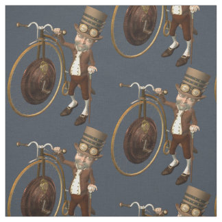 おもしろいなヴィンテージのSteampunkのペニーのFarthing ファブリック