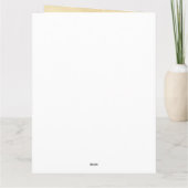 おもしろいなヴィンテージ手巨人は感謝していしています サンキューカード (裏面)